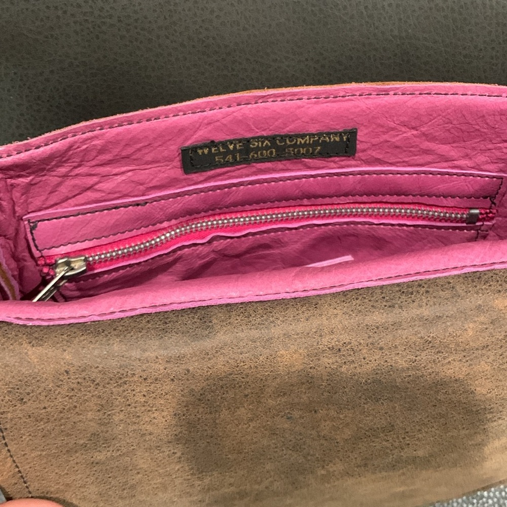 Twelve Six Handmade Leather Concealed Carry Purse - Picture 8 of 16